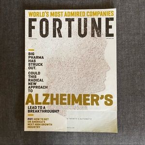 FORTUNE MAGAZINE FEBRUARY 2019 WORLD’S MOST ADMIRED COMPANIES / ALZHEIMER’S/